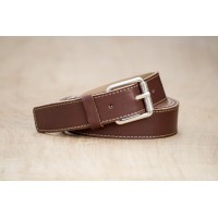 CEINTURE CUIR ACAJOU| La french